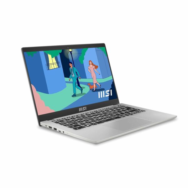 MSI Modern 14 Intel Core i3 12th Gen 1215U - (8 GB/512 GB SSD/Windows 11 Home) Modern 14 C12M-445IN / Modern 14 C12MO-1022IN Thin and Light Laptop (14 Inch, Urban Silver, 1.4 Kg)