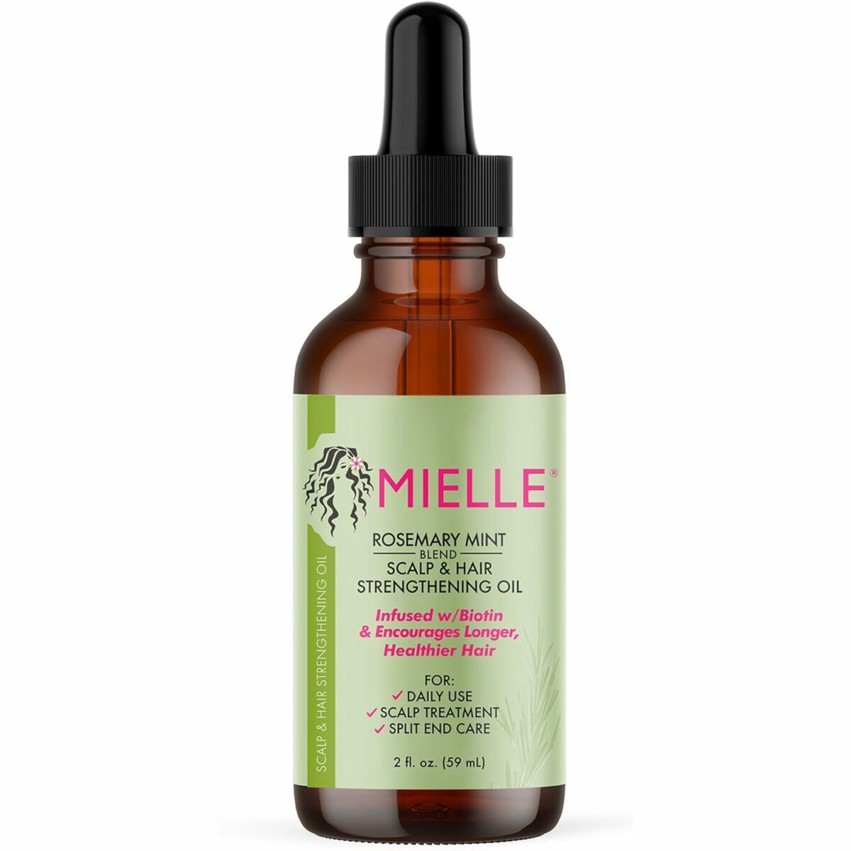 Mielle Organics Rosemary Mint Hair Growth Oil - 2 fl oz (59 ml)