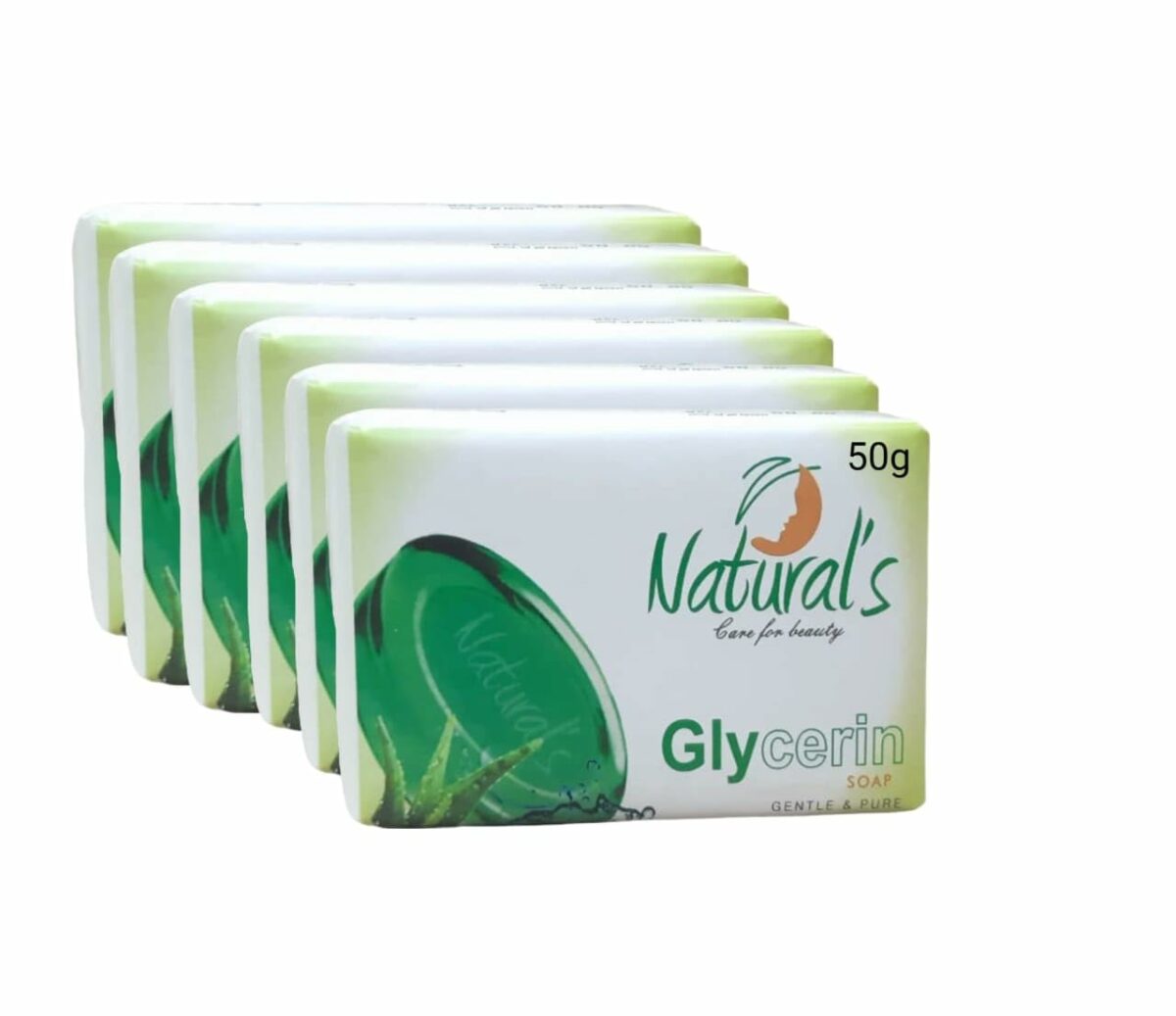 Natural's care for beauty Aloevera Soap 50gm pack 6