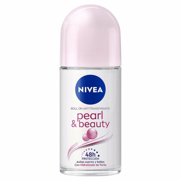 Nivea Anti-Perspirant Women Roll-on Fresh Pearl & Beauty, Pearl Extract - 50Ml, 1 Count