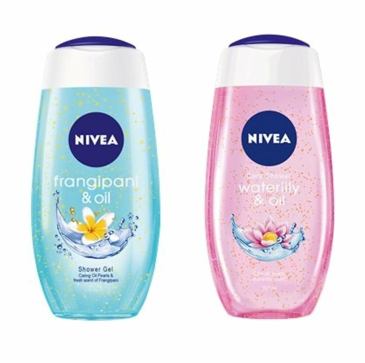 Nivea Frangipani & Oil Shower Gel (250 ml)+Nivea Waterlily & Oil Shower Gel (250 ml)