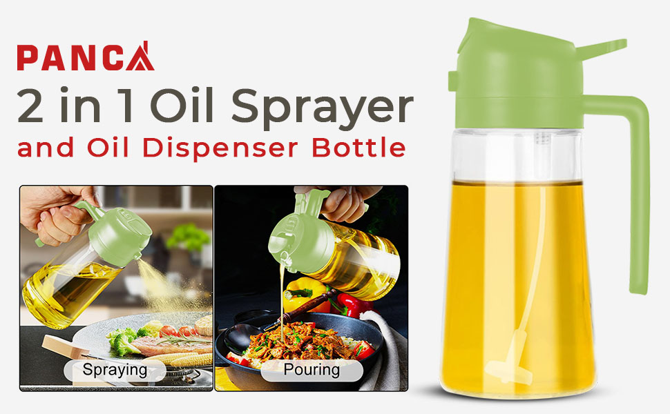  Oil Sprayer and Oil Dispenser Bottle 