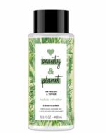 & Planet Tea Tree, Peppermint & Vetiver Natural Conditioner For Oily Scalp And Hair|No Sulfates,No Paraben|400ml Count