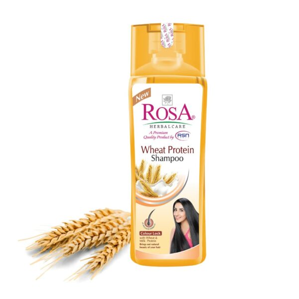 ROSA Wheat protien shampoo with wheat and milk protiens for Dry & Dull hair l Retain moisture, Smooth,Shine,Less prone to dryness I Unisex, Pack of 1-1000 ml ral beauty of your hair | For men and women