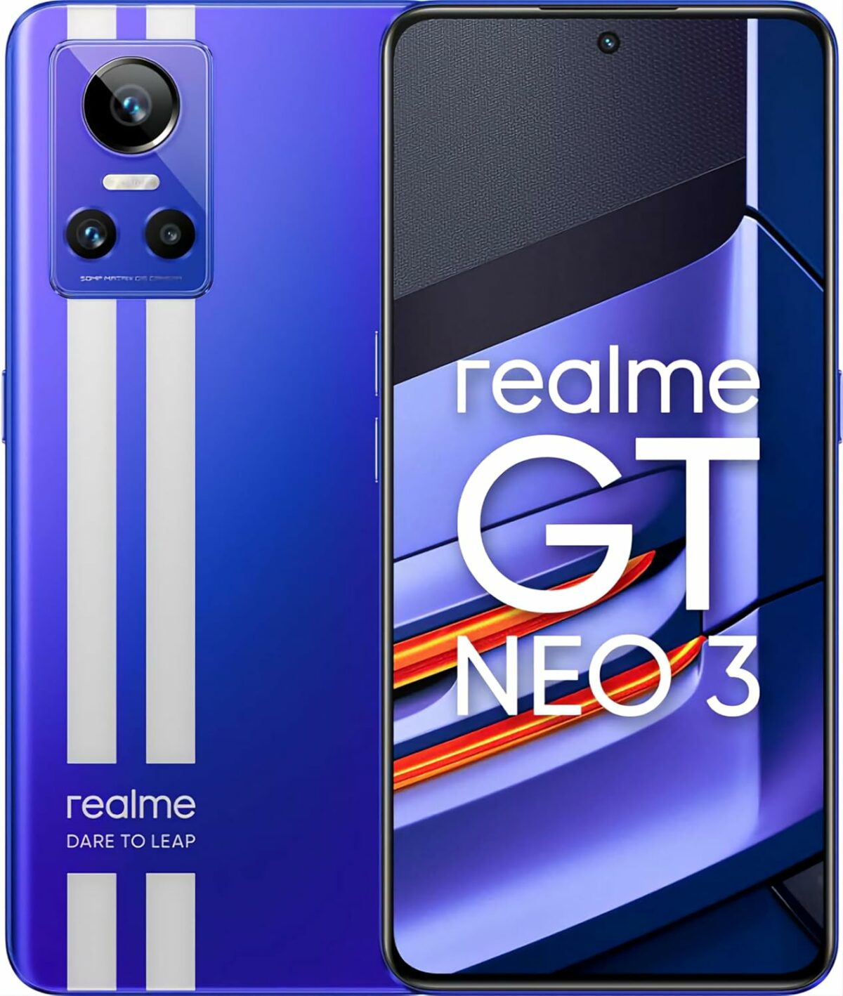 Realme GT Neo 3 (Nitro Blue, 8GB RAM, 128GB Storage)