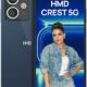 (Refurbished) HMD Crest 5G | Segment First 50 MP Selfie Camera | 50 MP Dual Rear AI Camera | FHD+ OLED Display | 6 GB RAM & 128 GB Storage | Android 14 | 33W Fast Charger in Box | Midnight Blue