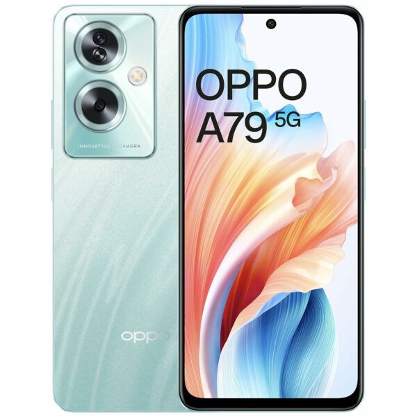 (Refurbished) Oppo A79 5G (Glowing Green, 8GB RAM, 128GB Storage) | 5000 mAh Battery with 33W SUPERVOOC Charger | 50MP AI Rear Camera | 6.72" FHD+ 90Hz Display | with No Cost EMI/Additional Exchange Offers