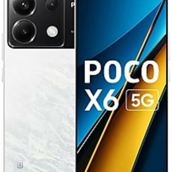 (Refurbished) POCO X6 5G Snowstorm White, 12 GB RAM 256 GB ROM