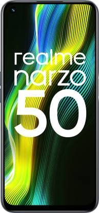 (Refurbished) Realme Narzo 50 (Speed Black, 6GB RAM, 128GB Storage)