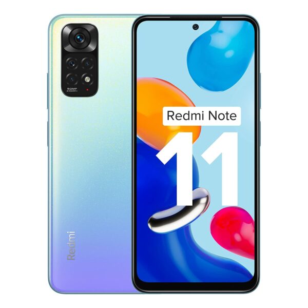 (Refurbished) Redmi Note 11 (Starburst White, 6GB RAM, 64GB Storage)|90Hz FHD+ AMOLED Display | Qualcomm