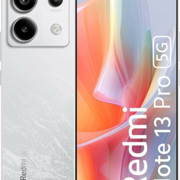 (Refurbished) Redmi Note 13 Pro 5G (Arctic White, 12GB RAM, 256GB Storage)