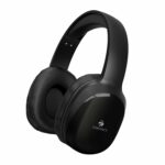 (Refurbished) Zebronics Zeb-Thunder PRO On-Ear Wireless Headphone with BTv5.0, Up to 21 Hours Playback, 40mm Drivers with Deep Bass, Wired Mode, USB-C Type Charging(Black)