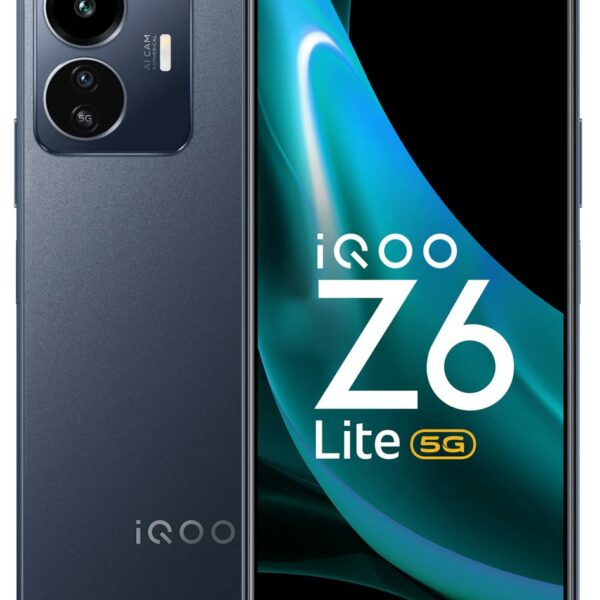 (Refurbished) iQOO Z6 Lite 5G (Mystic Night, 6GB RAM, 128GB Storage)