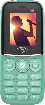 (Refurbished) itel MagicX Play 4G, 4G Volte Enabled, 48 MB RAM | 128 MB ROM 4.57 cm 1900 mAh Battery Light Green