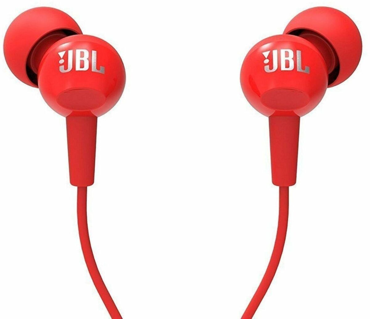 (Renewed) JBL C100Si Wired On Ear Headphone with Mic (Red)