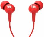 (Renewed) JBL C100Si Wired On Ear Headphone with Mic (Red)