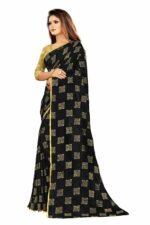 Rhey Women's Chiffon Saree With Blouse Piece