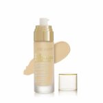 SWISS BEAUTY High Performance Matte Liquid Full Coverage Foundation For All Skin Types|Water-Resistant|Medium To Buildable |Lightweight|Easy To Blend|Vitamin C&Niacinamide|Medium Beige,55G,Pack Of 1