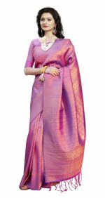 SWORNOF women kanjivaram banarasi silk saree kanchipuram saree