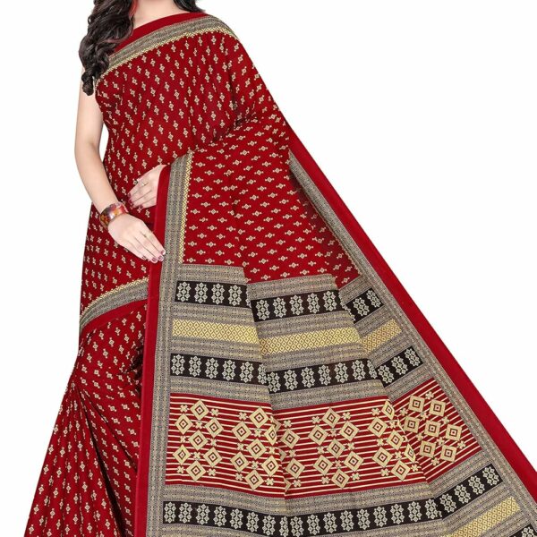 TAMAIRA FASHION Women's Pure Cotton Saree Without Blouse Piece (1653_Parent)