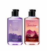 THE LOVE CO. Romantic Rome + South Korea Body Wash 250mlx2| Refreshing & Hydrating Formula | Unisex Bath & Body Wash for Men & Women | Vegan & Cruelty-Free | Travel Essentials | Combo Pack of 2