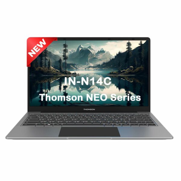 Thomson NEO 14.1 Inch IN-N14C Intel Dual Core Processor & Window 11 Home Notebook (4 GB RAM DDR4/ 128 GB EMMC/Thin & Light Weight/Silver)