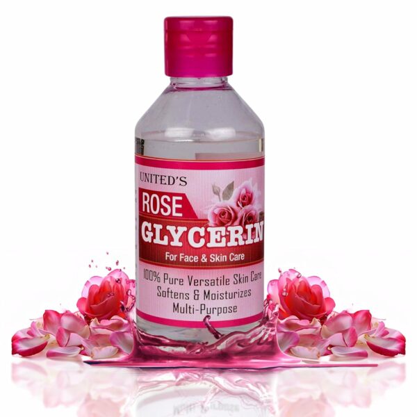 United's Rose Glycerin liquid For Beauty & Skin Care 200 Grams