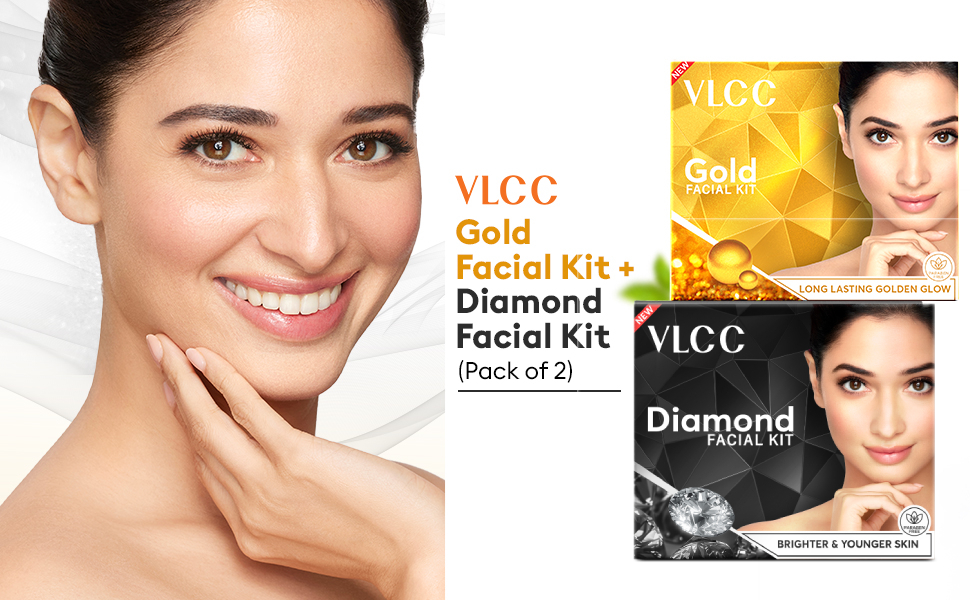 VLCC Gold Facial Kit & VLCC Diamond Facial Kit - 1