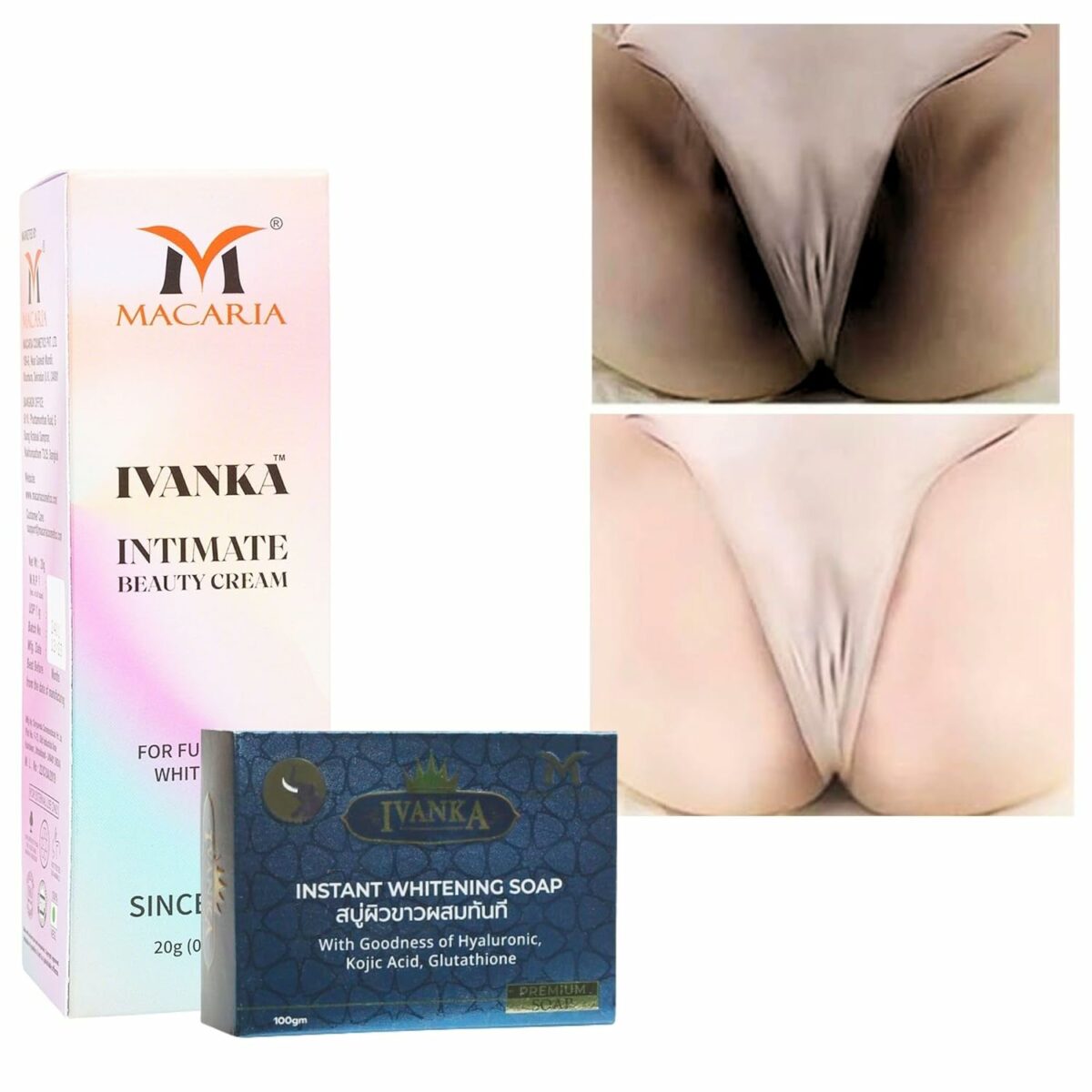 Vaginal Anal Breast Bust Butt Intimate Beauty Cream With Ivanka Instant Whitening Soap For Girls