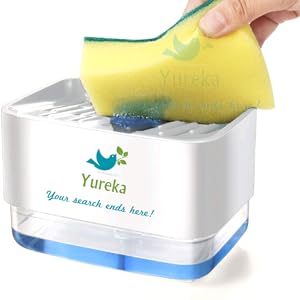 Yureka soap dispenser with sponge holder