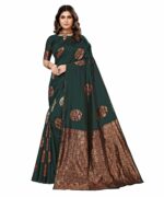 Yashika Women Cotton Silk Standard Length Saree