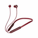 boAt Rockerz 195 Pro Bluetooth Wireless in-Ear Neckband w/Up to 20 hrs Playtime, ENx Tech, Integrated Controls, BT v5.3 w/Dual Pairing, 40 ms Low Latency Beast Mode, ASAP Charge(Maroon Maverick)