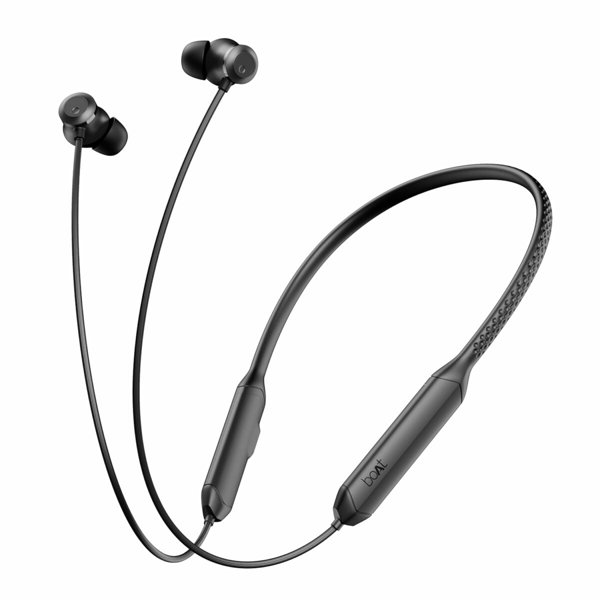 boAt Rockerz 255 Z Plus Bluetooth in-Ear Neckband w/AI-ENx™ Tech, Spatial Audio,50HRS Playback, Magnetic Power Buds, Dual Pairing,Google Fast Pair,Hearables App,IPX4,BT v5.3, Beast Mode(Classic Black)