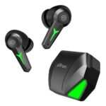 pTron PlayBuds 2 in-Ear TWS Earbuds with TruTalk AI-ENC Calls, 40ms Game/Music Mode, 45Hrs Playtime, 13mm Drivers, Bluetooth V5.3 Headphones, Type-C Fast Charging & IPX5 Water Resistant (Raven Black)