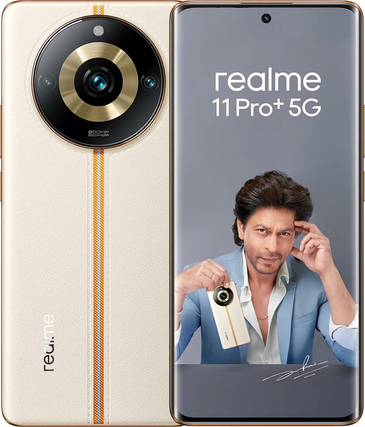 realme 11 Pro+ 5G (Sunrise Beige, 8GB RAM, 256GB Storage) | 120 Hz Curved Display | 200MP Prolight Camera | 7050 5G Dimensity | 100W SUPERVOOC | 12GB Dynamic RAM | Premier Vegan Leather Finish Design