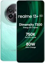 realme 13+ 5G (Speed Green, 8GB RAM, 128GB Storage) | Expandable Upto 2TB | Up to 18GB Dynamic RAM | 50MP AI Dual Camera | 6.67" AMOLED Display | 80W Ultra Charging DAK | Dimensity 7300E Processor