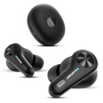 Blaupunkt Newly Launched BTW300 PLATINUM Hybrid ANC Moksha in Ear Earbuds with 42dB I 6 Mics CRISPR ENC I Blink Pair Tech I Ambient Mode Noise Cancelling I TurboVolt Fast Charging(Matte Black)