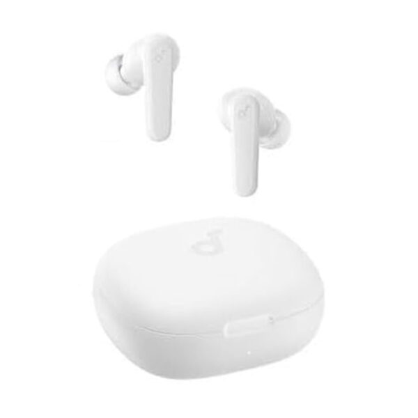 ANKER Soundcore R50i True Wireless in-Ear Earbuds, TWS with 30H+ Playtime, Clear Calls & High Bass, IPX5-Water Resistant, Soundcore Connect App with 22 Preset EQs, Quick Connectivity, White Color