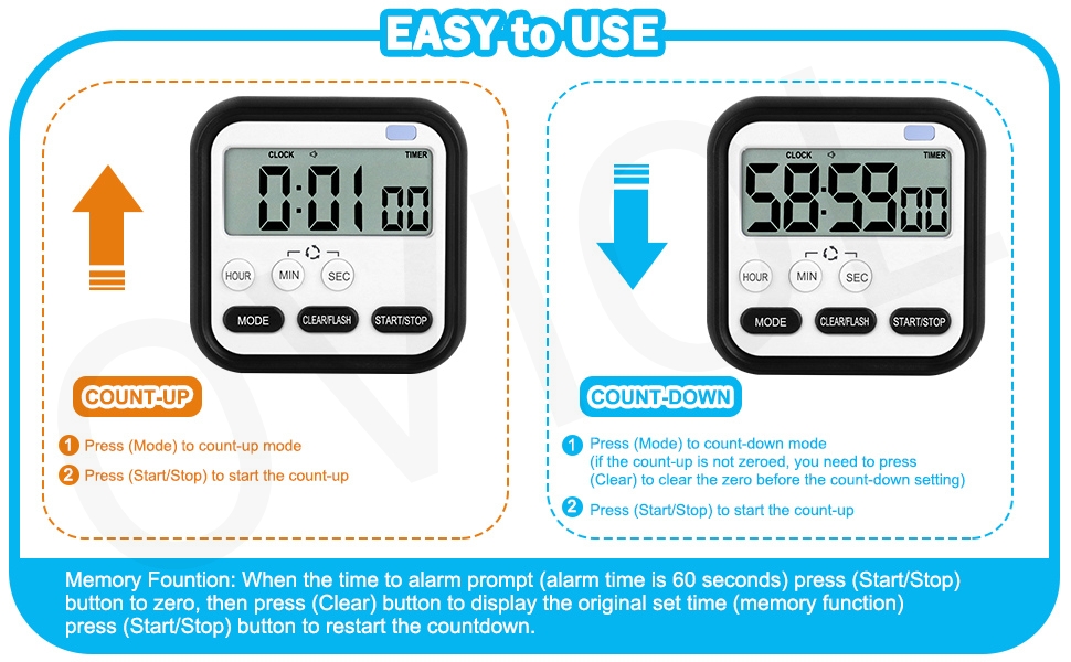 Table clock for study