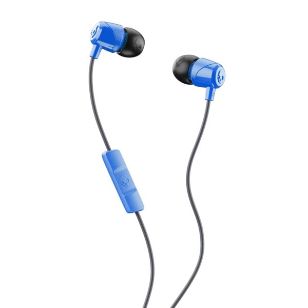 Skullcandy Jib in-Ear Wired Earbuds, Microphone, Works with Bluetooth Devices and Computers -Cobalt Blue