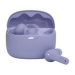 JBL Tune Beam In Ear Wireless TWS Earbuds with Mic, ANC Earbuds, Customized Extra Bass with Headphones App, 48 Hrs Battery, Quick Charge, 4-Mics, IP54, Ambient Aware & Talk-Thru, Bluetooth 5.3(Purple)