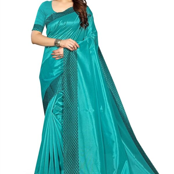 Flosive Women's Jacquard Silk Saree