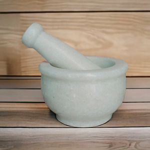 White Mortar And Pestle Set