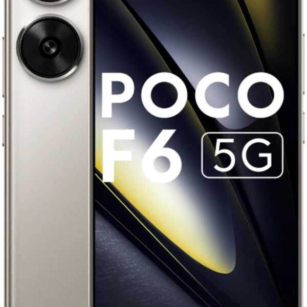 POCO F6 5G Titanium 8GB RAM 256GB ROM