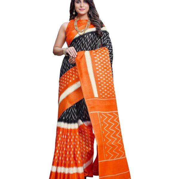 Priyashi Women's Plain Art Silk Saree