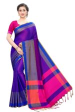 VJ Fashion Women Cotton Silk Saree With Blouse Piece_freesize