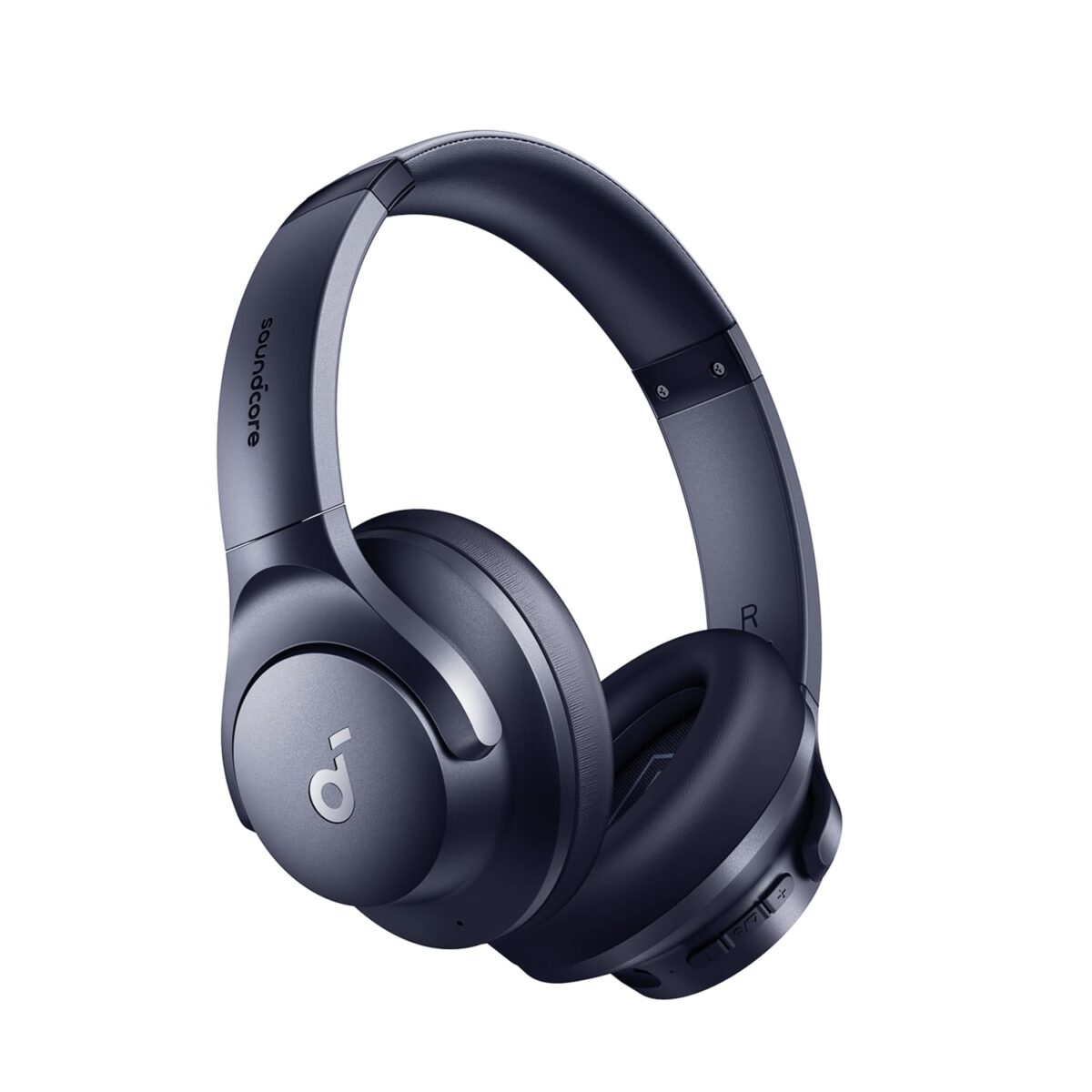 soundcore by Anker Q20i Wireless Bluetooth Over-Ear Headphones with Hybrid Active Noise Cancelling, 40h Playtime in ANC Mode, Hi-Res Audio, Deep Bass, App Personalization (Blue)