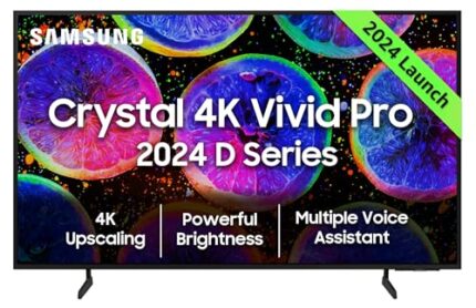 Samsung 138 cm (55 inches) D Series Crystal 4K Vivid Pro Ultra HD