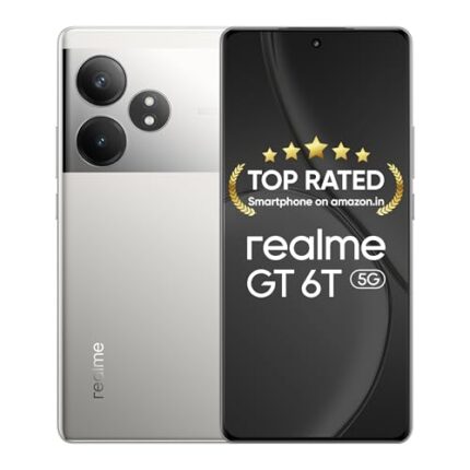 realme GT 6T 5G (Fluid Silver,8GB RAM+256GB Storage) | India's