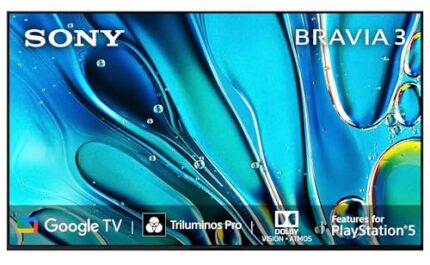 Sony BRAVIA 3 Series 139 cm (55 inches) 4K Ultra HD AI Smart LED